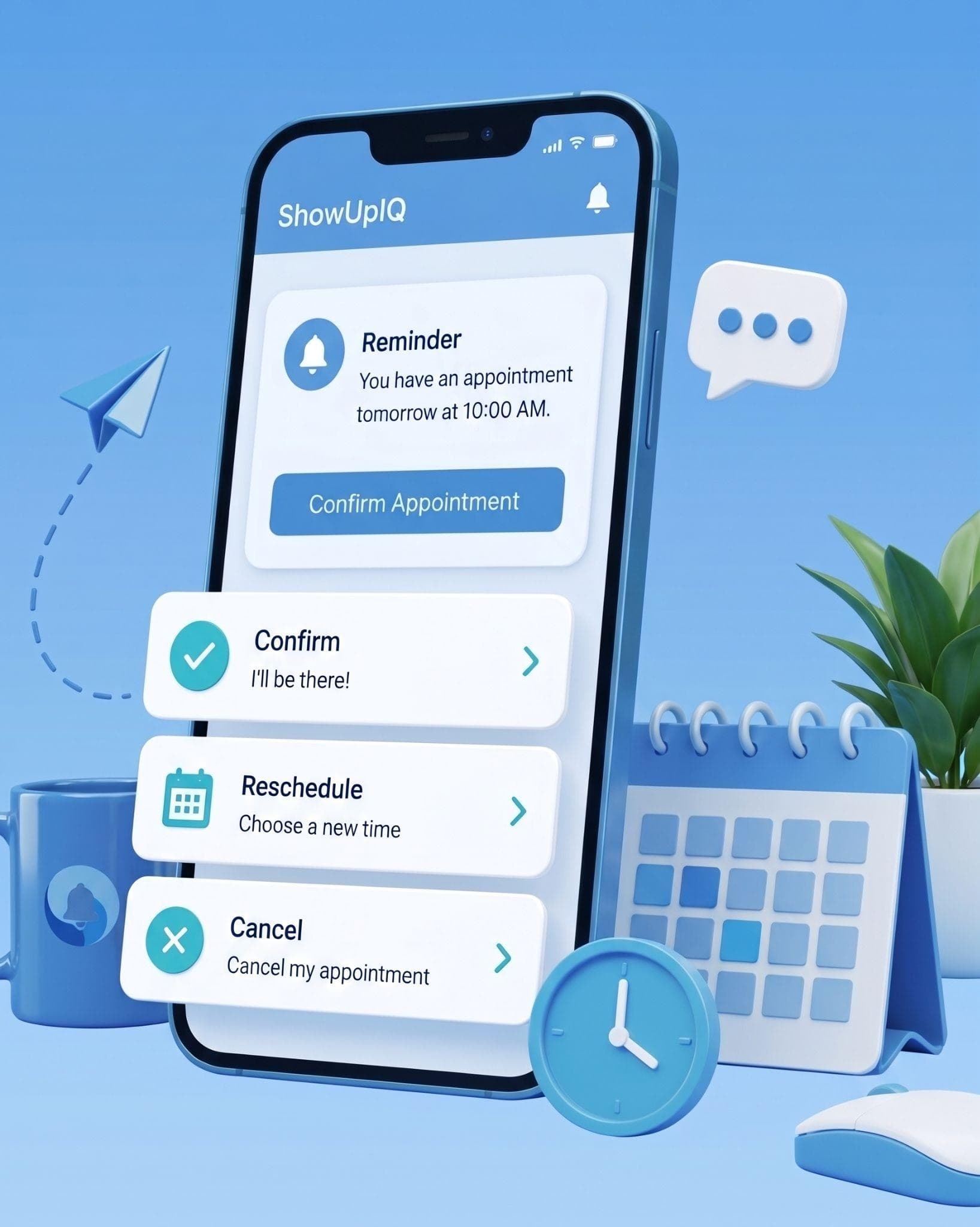 Automated appointment reminder workflow